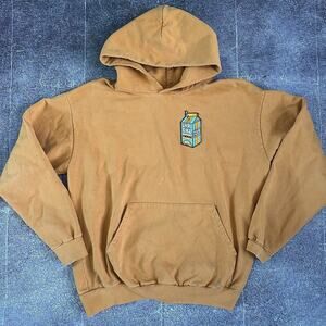 Men's 2020 Lyrical Lemonade USA Orange Heavy Hoodie Pullover Sweatshirt Sz XL